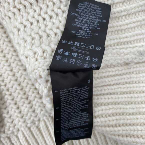 G-Star Cream Knit Turtleneck Sweater | Women’s Size M - Picture 4 of 9